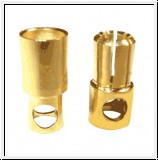 5,5mm Goldkontaktstecker (Paar)