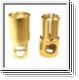 6mm Goldkontaktstecker (Paar)